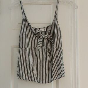 Hollister Striped Camisole in Black and White